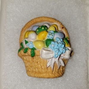 Hallmark Vintage Easter Basket Pin